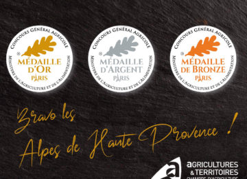 Médaillés du concours général agricole 2023 Chambre d'Agriculture Alpes de Haute-Provence
