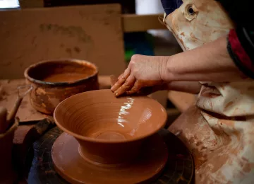 activité stage poterie ©AD04-Cash pistache