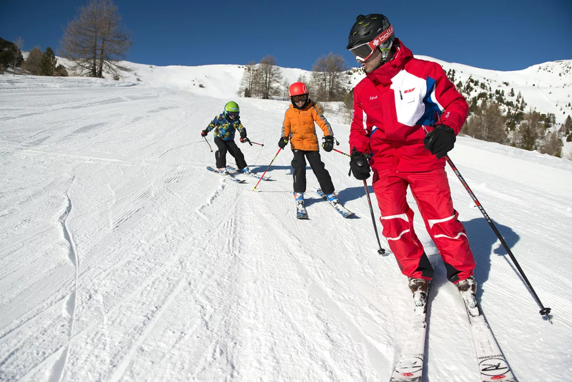 Glisse à la Station de ski de Saint-Jean Montclar ©AD04-Michel Boutin