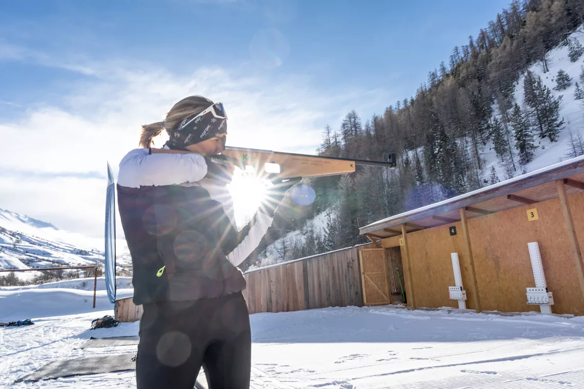 Biathlon en Haute Ubaye Val d'Oronaye Larche ©AD04-Rogier Van Rijn