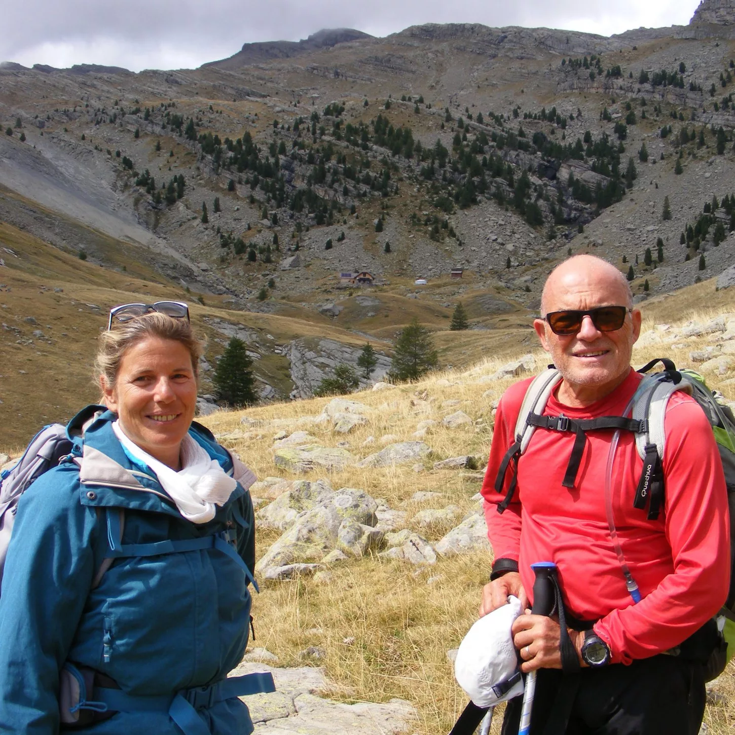 Florence de l’E. et Pierre T. au refuge de l'Estrop