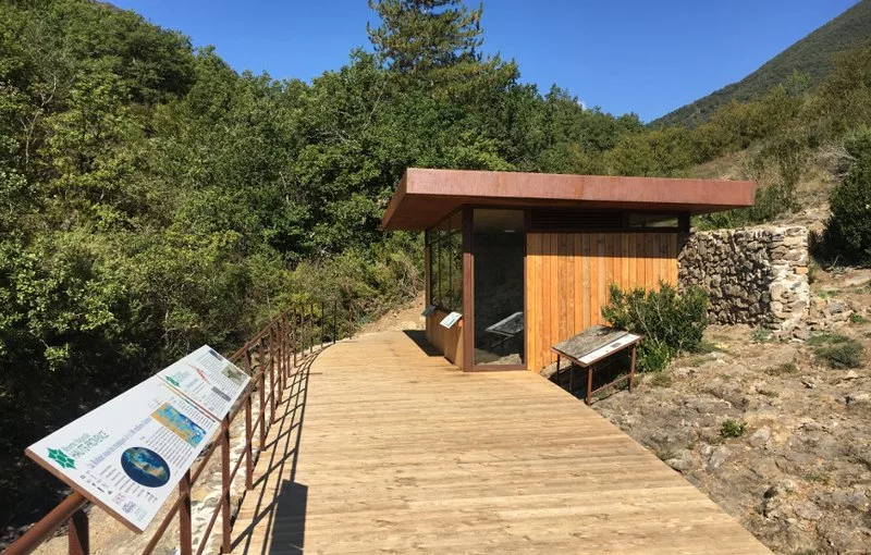 Site de l'Ichtyosaure de La Robine © MV - CD Alpes de Haute-Provence