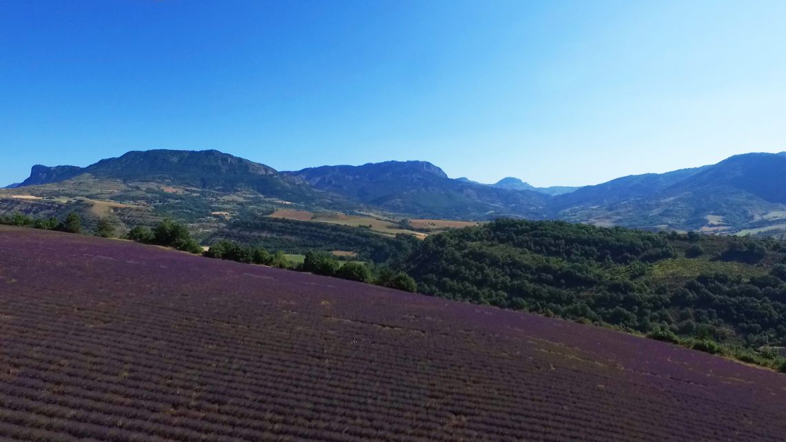 paysage de l'UNESCO Géoparc de Haute-Provence