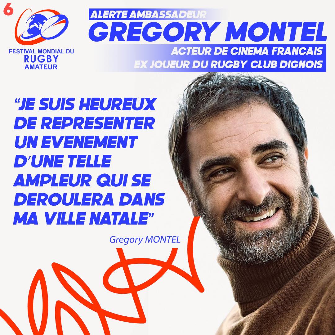 ambassadeur du Festival Mondial du Rugby Amateur : Gregory Montel