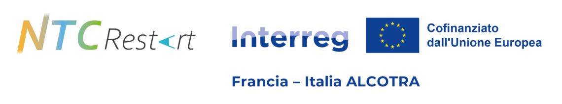 Logo Interreg France - Italia ALCOTRA - Nouveau Territoire en Partage Restart